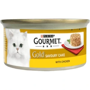 کنسرو غذای گربه گورمت با طعم مرغ Gourmet Cat Food With Chicken وزن ۸۵ گرم