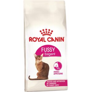 غذای خشک گربه رویال کنین مدل فوسی اگزیجنت Royal Canin Fussy Exigent وزن 10 کیلوگرم