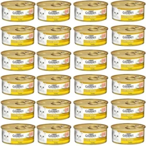 کنسرو غذای گربه گورمت با طعم گوشت مرغ Gourmet Gold Chicken Pack بسته 24 عددی