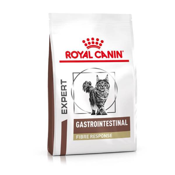 غذای خشک گربه رویال کنین گاسترو اینتستینال فایبر ریسپانس Gastrointestinal Fibre Response وزن 2 کیلوگرم
