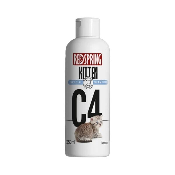 شامپو گربه C4 مخصوص بچه گربه رداسپرینگ Redspring Kitten Shampoo C4 حجم 300 میلی لیتر