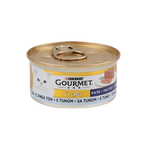 کنسرو غذای گربه گورمت با طعم ماهی Gourmet Cat Food With Fish وزن ۸۵ گرم